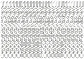 Zestawy piśmiennicze - Cyfry Samoprzylepne Białe 3cm Arkusz 276 Znaków - miniaturka - grafika 1