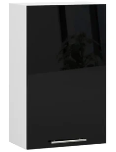 Czarna nowoczesna szafka kuchenna wisząca F4-D40 - Szafki kuchenne - miniaturka - grafika 1
