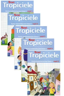 Nowi Tropiciele. Edukacja wczesnoszkolna. Matematyka. Część 1-5. Klasa 1 - Elżbieta Burakowska - podręcznik - Podręczniki dla szkół podstawowych - miniaturka - grafika 1