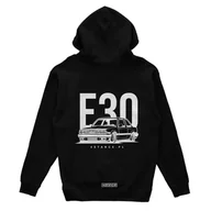 Odzież do sportów motorowych - Bluza z kapturem BMW E30 Classic czarna-L - miniaturka - grafika 1