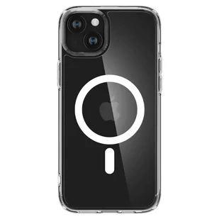 Etui APPLE IPHONE 15 Spigen Ultra Hybrid Mag MagSafe White transparentne - Etui i futerały do telefonów - miniaturka - grafika 2