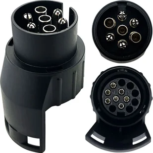 Adapter 7/13 Pin Redukcja Przejściówka Gniazda Przyczepy Camping - Akcesoria motoryzacyjne - miniaturka - grafika 1