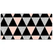 Podkładki na biurko - Podkład na biurko Nowoczesne trójkąty 120x60 cm - miniaturka - grafika 1