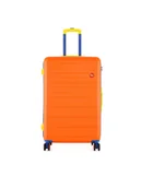 Nerki - Semi Line Walizka duża T5843-3 Pomarańczowy - miniaturka - grafika 1