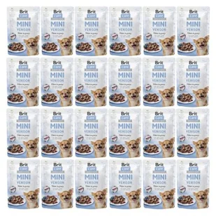 Brit Care Mini Fillets z dziczyzną, w sosie własnym 24 x 85 g - Mokra karma dla psów - miniaturka - grafika 1