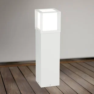 ORION Słupek oświetleniowy Henry, biały, wysokość 60 cm, aluminium/stal - Lampy ogrodowe - miniaturka - grafika 1