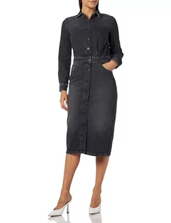 Sukienki - MUSTANG Kobiety Style Blair Denim sukienka jeansowa ciemnoszary 781 - grafika 1