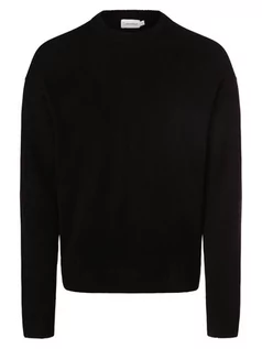 Swetry męskie - Calvin Klein - Sweter męski, czarny - grafika 1