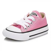 Buty dla dziewczynek - Converse Buty dziecięce - Chucks CTAS OX 7J238C - różowe, różowy, 33 EU - miniaturka - grafika 1