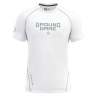 Kimona, stroje i obuwie - Rashguard do MMA/BJJ męski Ground Game Athletic Platinum z krótkim rękawem - miniaturka - grafika 1