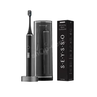 Szczoteczki elektryczne - Zestaw SEYSSO Hypertech SUPERIOR Szczoteczka soniczna i pasta SEYSSO Carbon Black - miniaturka - grafika 1