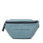 Nerki - Saszetka nerka Tommy Hilfiger Th Essential Denim Bumbag AU0AU01976 Niebieski - miniaturka - grafika 1