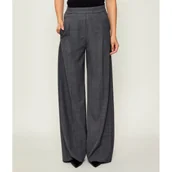 Spodnie damskie - Marella SPORT Spodnie DIORAMA | Relaxed fit | z dodatkiem wełny - miniaturka - grafika 1