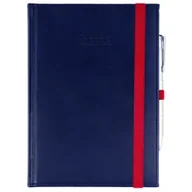 Kalendarze - Kalendarz naucz. 2025/26 A5 Nebraska gumka granat - miniaturka - grafika 1