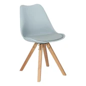 Krzesła - D2.Design Krzesło Norden Star Square PP szare 180306 - miniaturka - grafika 1