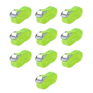 Łańcuchy i liny stalowe - vidaXL Taśmy mocujące, 10 szt, 0,25 T, 5mx25mm, jaskrawo zielony vidaXL - miniaturka - grafika 1