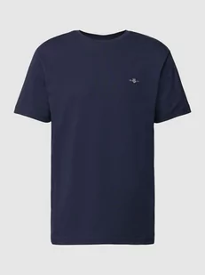 T-shirt o kroju regular fit z wyhaftowanym logo model ‘SHIELD’ - Koszulki męskie - miniaturka - grafika 1