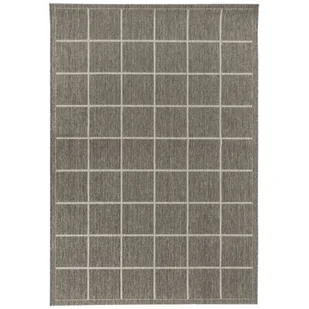 MULTI-DECOR Dywan PATIO KRATA ciemnoszary 160 x 230 cm - Dywany zewnętrzne - miniaturka - grafika 1