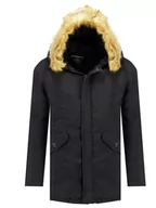 Kurtki męskie - Geographical Norway Parka "Bagway" w kolorze granatowym - miniaturka - grafika 1