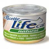 Mokra karma dla kotów - Life Pet Care Karma dla kota Tuńczyk kurczak Wątróbka Puszka 150G - miniaturka - grafika 1