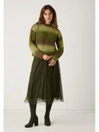 Spódnice - More & More Spódnica w kolorze ciemnozielonym - miniaturka - grafika 1