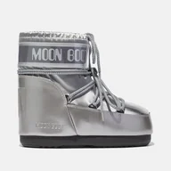 Kozaki damskie - Damskie Buty zimowe MOON BOOT MB ICON LOW GLANCE 80D1409350-H001 – Srebrny - miniaturka - grafika 1