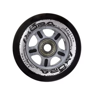PU 84x24 82A CZARNE (4 szt.) + ABEC-9 CHROME (8 szt.) ZESTAW NILS EXTREME - Akcesoria do skatingu - miniaturka - grafika 1