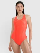 Stroje kąpielowe - 4F Kostium kąpielowy jednoczęściowy damski - czerwony L - miniaturka - grafika 1