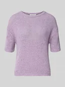 Swetry damskie - Sweter o kroju regular fit z mieszanki bawełny - miniaturka - grafika 1