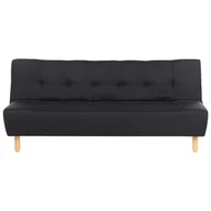 Sofy i kanapy - Sofa rozkładana czarna ALSTEN - miniaturka - grafika 1