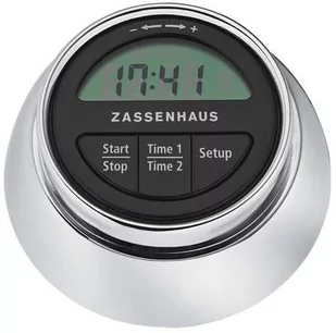 Zassenhaus Timer elektroniczny Speed srebrny, 3x7 cm - Minutniki - miniaturka - grafika 2