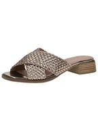 Klapki i japonki damskie - CAPRICE Klapki damskie 9-9-27200-20, obcas, taupe METALLIC, 40 EU, taupe Metallic, 40 EU - miniaturka - grafika 1