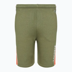 Spodenki dziecięce Lacoste GJ2462 khaki-buoy - Spodnie i spodenki dla dziewczynek - miniaturka - grafika 1