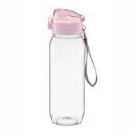 Shakery i bidony sportowe - 80672 Butelka na wodę Sporty 800 ml różowa AMBITION - miniaturka - grafika 1