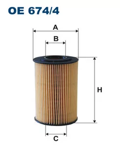 FILTRON OE674/4 - Filtry oleju - miniaturka - grafika 1