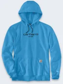 Bluzy męskie - Bluza Carhartt Force Light Logo Engineer Blue - miniaturka - grafika 1