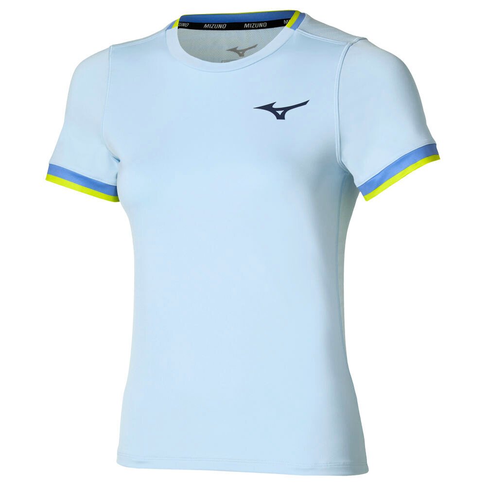 Koszulka damska Mizuno Stargazer Short Sleeve Tee Ice Water S