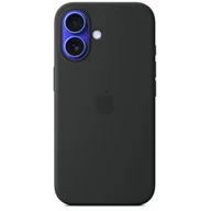 Etui i futerały do telefonów - Apple Silikonowe etui MagSafe do iPhone 16 czarny - miniaturka - grafika 1
