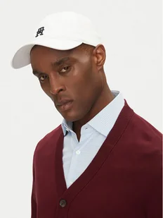 Tommy Hilfiger Czapka z daszkiem Imd Color 6 Panel AM0AM13542 Biały - Czapki męskie - miniaturka - grafika 1