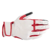 Rękawice motocyklowe - Rękawice Motocyklowe Skórzane Alpinestars Dyno Ekru/Rubinowy czerwonyL - miniaturka - grafika 1