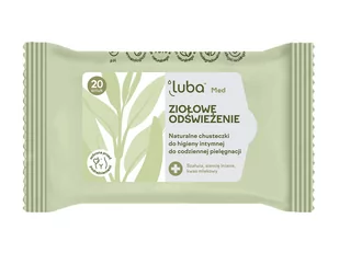 Luba Med Ziołowe Odświeżenie naturalne chusteczki do higieny intymnej 20szt. - Chusteczki do higieny intymnej - miniaturka - grafika 1
