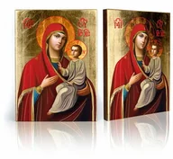 Ikony i obrazy sakralne - Ikona religijna Matka Boża z Dzieciątkiem - miniaturka - grafika 1