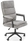 Fotele i krzesła biurowe - Popielaty tapicerowany fotel gabinetowy - Coconut - miniaturka - grafika 1