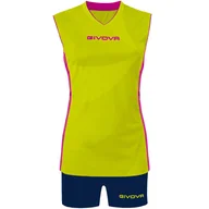 Majtki męskie - Komplet sportowy Givova Kit Elica KIT C58 żółto-granatowy M - miniaturka - grafika 1