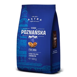 Kawa Astra Poznańska Crema ziarnista 500g - Kawa - miniaturka - grafika 1