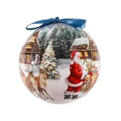 Bombki - Bombka zdobiona Mikołaj 15 cm - miniaturka - grafika 1