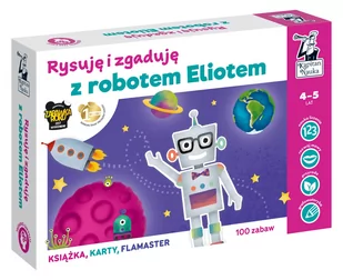 Rysuję i zgaduję z robotem Eliotem - Książki edukacyjne - miniaturka - grafika 1