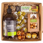 Zestawy upominkowe - KOSZ PREZENTOWY ZESTAW BOX PREZENT na urodziny 18-99 CZEKOLADA DUBAJSKA DUBAJ kosmetyki - miniaturka - grafika 1