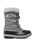 Buty dla dziewczynek - Sorel Śniegowce Yoot Pac Nylon Wp NY1962 Szary - miniaturka - grafika 1