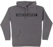 Bluzy męskie - bluza męska INDEPENDENT BAR LOGO Hooded HEAVYWEIGHT Charcoal - miniaturka - grafika 1